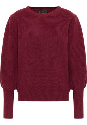 Faina Gebreide trui Dames Donker kersenrood