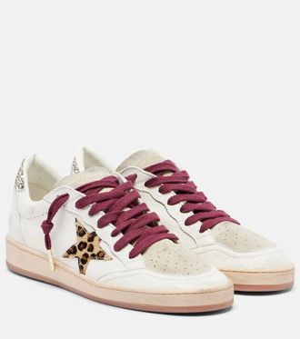 Golden Goose Ball Star leather and suede sneakers