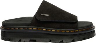 Dr. Martens Zebzag Slide - Dames - Sandalen - Zwart - 39 EU - Leer - Schoenen
