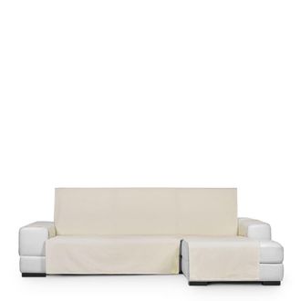 Eysa Funda de sof&aacute; chaise longue hidr&oacute;fugo derecha crudo 240 cm