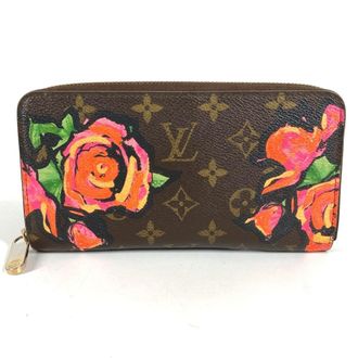 Louis Vuitton Brown Monogram Rose Monogram Pink Rose Canvas Long Wallet (Bi-Fold) (Pre-Owned)