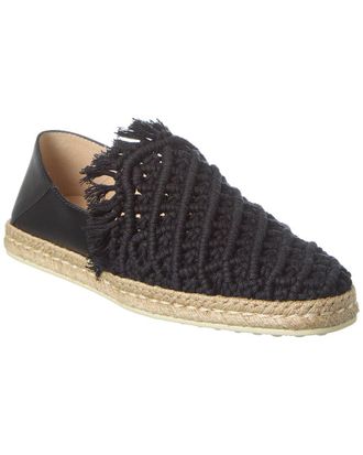 Tod's Tods Gommino Crochet & Leather Loafer