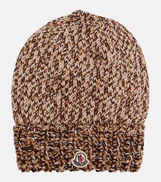 Moncler Mouline wool-blend beanie