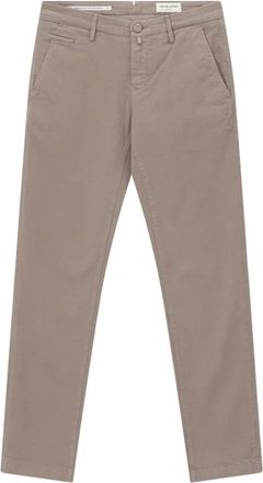 Jacob Cohen Slim-fit Jeans - Heren - Chinos - Bruin - W38 - Katoen - Broeken