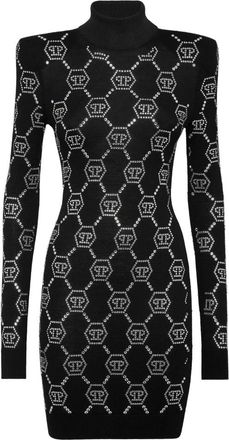 Philipp Plein Short Kleedjes - Dames - Kleedjes - Zwart - S - Kleedjes