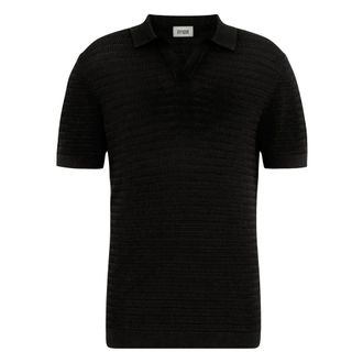 Drykorn Drykorn, Polo Shirts, male, Black, Size: 2XL Braian 10 Knit Polo