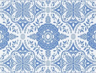 vidaXL Vidaxl - Outdoor Blanket arakil Baby blue Polyester 300 x 400 cm Foldable