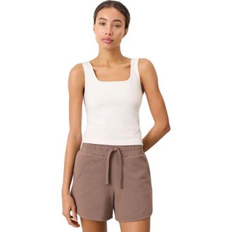 Pact On The Go-To Square Neck Tank Made With Organic Cotton in Cream at Nordstrom, Size Xx-Large