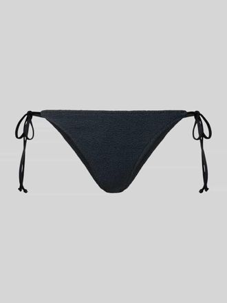 MC2 Saint Barth Bikini-Hose mit Strukturmuster Modell Virgo in Black, Gr&ouml;&szlig;e M/L
