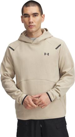 Under Armour Mens Hooded Neck Raglan Sleeve Fleece Hoody in Brown - Size Medium