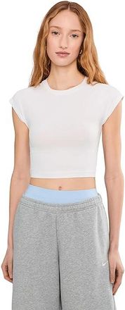 Free People Movement Never Better Ultralight T-Shirts Womens Clothing White : MD (Womens 8-10), Elastane/Polyester