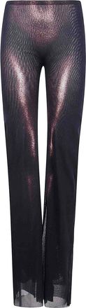 Jean Paul Gaultier Mesh Straight Trouser Printed Body Dust