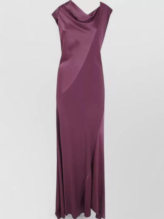 Alberta Ferretti satin maxi dress