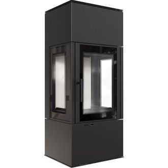 Kratki Bricosol Estufa De Le&ntilde;a De Acero Kratki Thor View &Oslash; 150 8 Kw