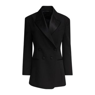 Givenchy Dames, Jassen, Zwart, Maat: M Leer