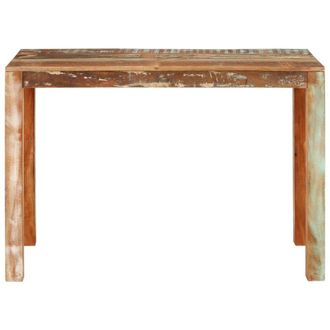 Berkfield Home Dining Table 110x55x76 cm Solid Wood Reclaimed | Size: 110 x 55 x 76 cm
