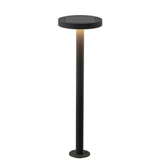 Rossini Illuminazione Bolardo solar 2,2W 3000K de aluminio negro