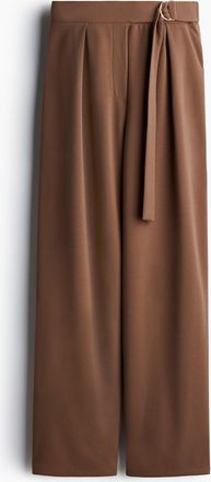 H&M Hose mit Gürtel - Beige
