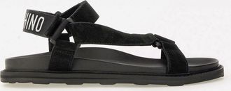 Moschino Sandalo Moschino Couture in camoscio e nylon