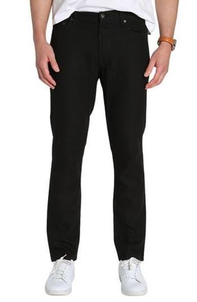 J.A.C.H.S. Straight Leg Linen Blend 5-Pocket Pants in Black at Nordstrom Rack, Size 30