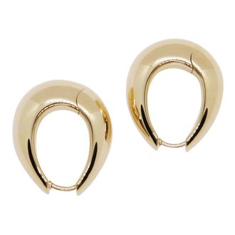 Tom Wood Accessoires, Dames, Geel, ONE Size, Ice Hoops Oorbellen