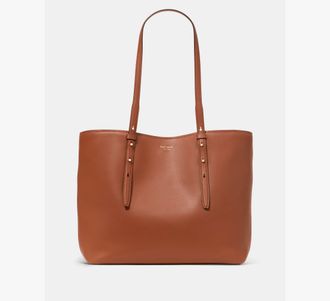 Kate Spade New York Womens Do It All Tote Bag in Brown | Smooth Leather