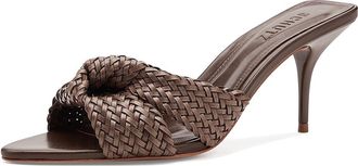 Schutz Marbella Womens Sandals Desert Brown : 10.5 M, Leather