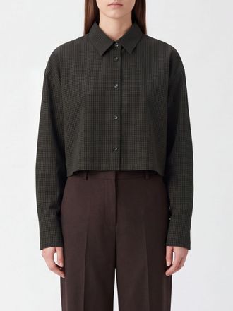 Eleh Camicia check in cotone a maniche lunghe con colletto classico