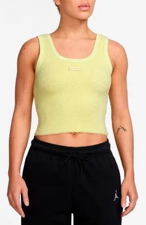 Nike Jordan Air Jordan Sweater Tank in Luminous Green/Zinnia/Green at Nordstrom Rack, Size Xx-Large
