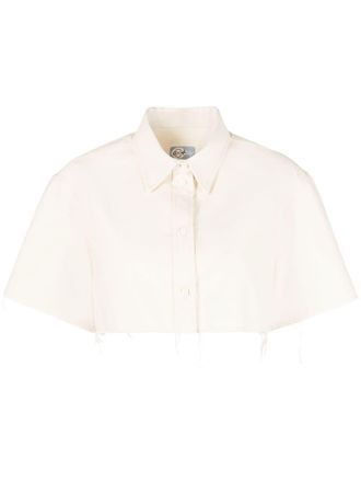 Heron Preston Camicia crop Ex-Ray - Bianco