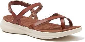 Lands End All Day Comfort Strap Sandals in Cognac at Nordstrom, Size 8.5