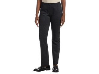 Elliott Lauren Houndstooth Womens Casual Pants Grey/Black : 16 30, Polyester/Rayon/Spandex