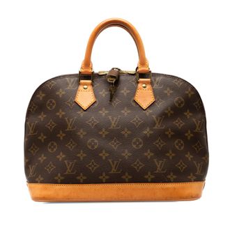 Louis Vuitton Pre-owned Womens Monogram Alma Pm - Brown Textile - One Size