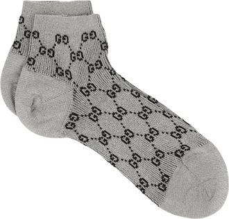 Gucci GG monogram lam&eacute; sokken