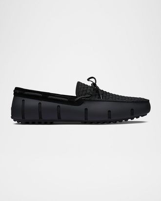 Swims Men & apos;s Woven Textile and Suede Drivers
