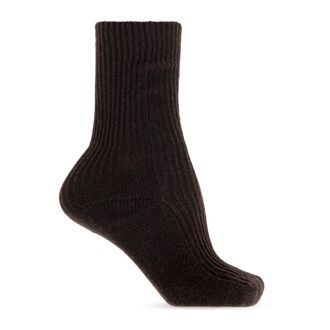 Lisa Yang Zera Cashmere Socks - Underwear - Mujer - Marr&oacute;n - ONE SIZE