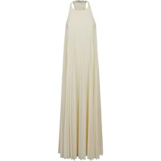 Sportmax Sportmax, Maxi Dresses, female, Beige, Size: M Chic Dresses Collection