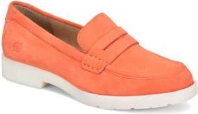 B&oslash;rn Bree Penny Loafer in Orange Suede at Nordstrom Rack, Size 7.5