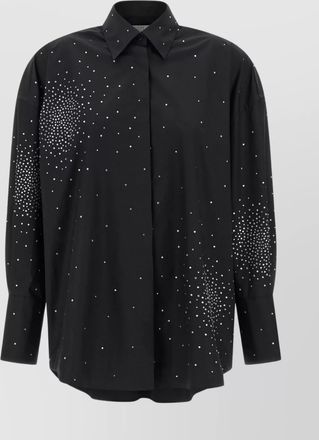 Giuseppe Di Morabito shirt crystal embellished long sleeves