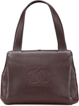 Chanel Grained Calfskin Handbag (Pre-Owned)