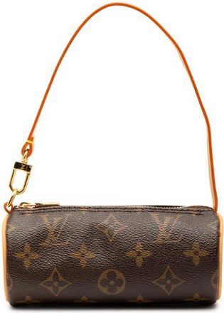 Louis Vuitton Borsa a mano Papillon Pochette con monogramma 2000-2025 - Marrone
