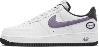 Nike Fitness, Heren, Wit, 42 1/2 EU, Leer, Air Force 1 Low Hoops