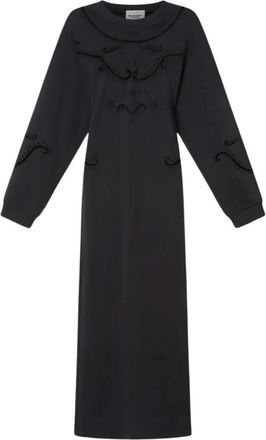 Isabel Marant Enaelle Jurk - Dames - Casual kleedjes - Zwart - M - Katoen - Kleedjes
