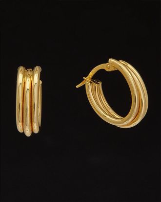 Italian Gold, Inc 14K Italian Gold Triple Oval Hoops