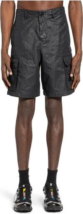 Stone Island Nylon Panama Cargo Shorts - Heren - Korte Broeken - Zwart - W32 - Nylon - Korte Broeken