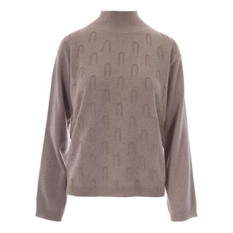 Fabiana Filippi Platinum Turtleneck - Dames - Coltruien - Grijs - M - Wol - Truien & Vesten