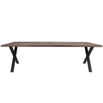 Moloo Mesa de comedor m&aacute;s de 12 personas 300 cm roble ahumado macizo