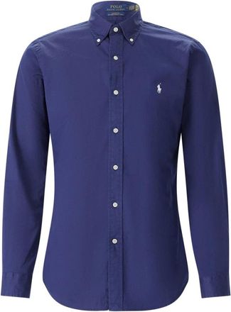 Polo Ralph Lauren Overhemden, Heren, Blauw, XL, Katoen, Casual Shirts