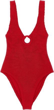 Hunza G Dames, Badkleding, Rood, Maat: ONE Size Polyamide