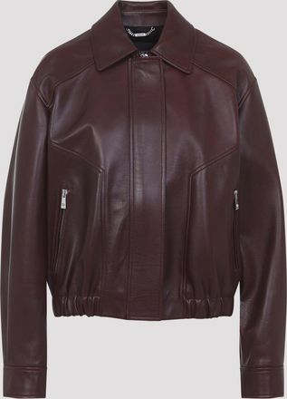 Versace Bufalo Leather Blouson